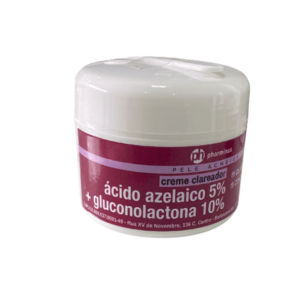 Texto alternativo Creme Clareador Ácido Azelaico 5% + gluconolactona 10%